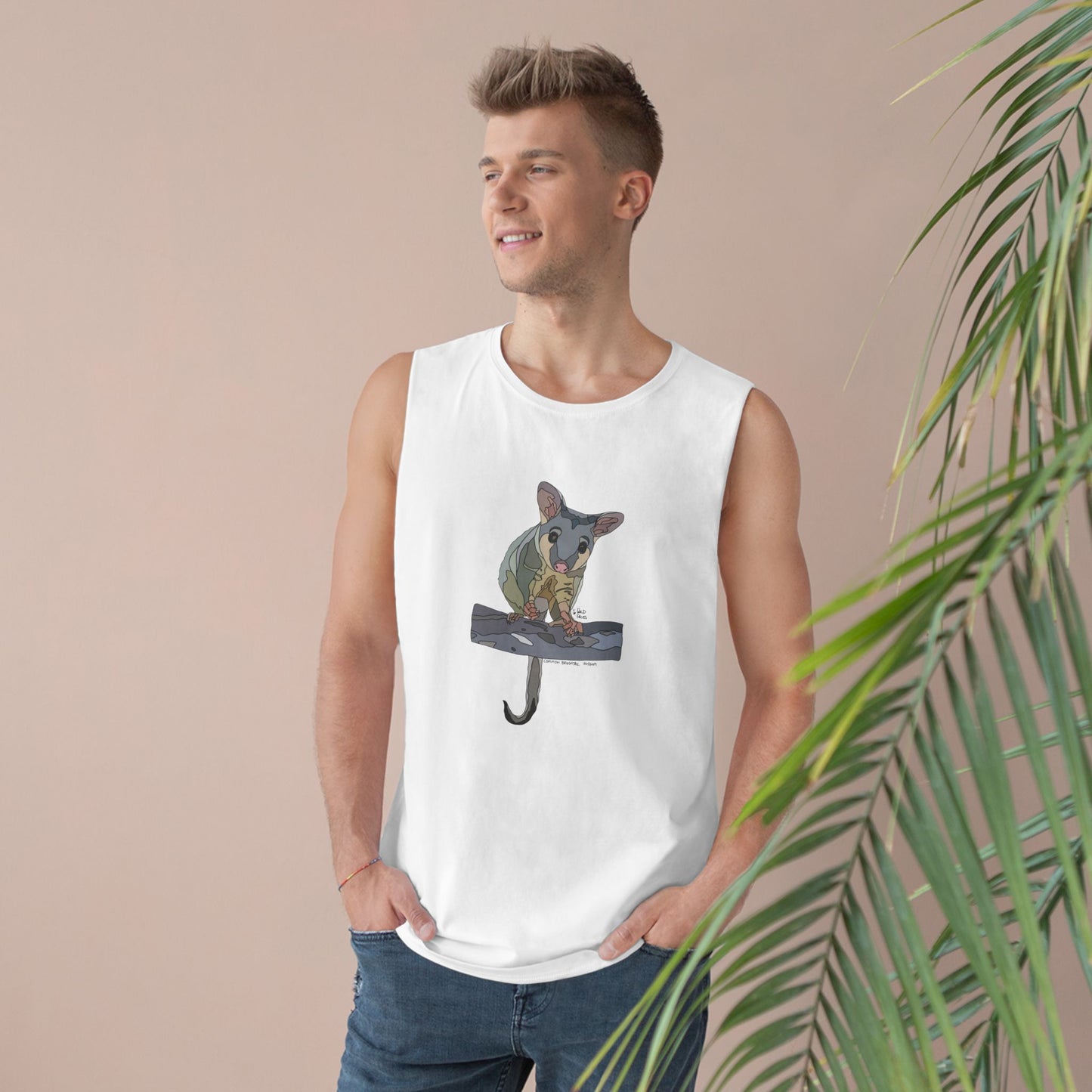 Common Brushtail Possum - Unisex Barnard Tank