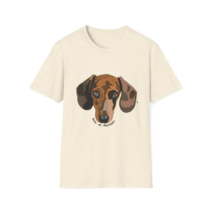 Dachshund (Keen as mustard) - Unisex Softstyle T-Shirt