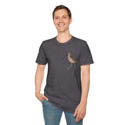 Eastern Curlew- Small design - Unisex Softstyle T-Shirt