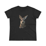 Eastern Grey Kangaroo - Women's Midweight Cotton Tee Printify