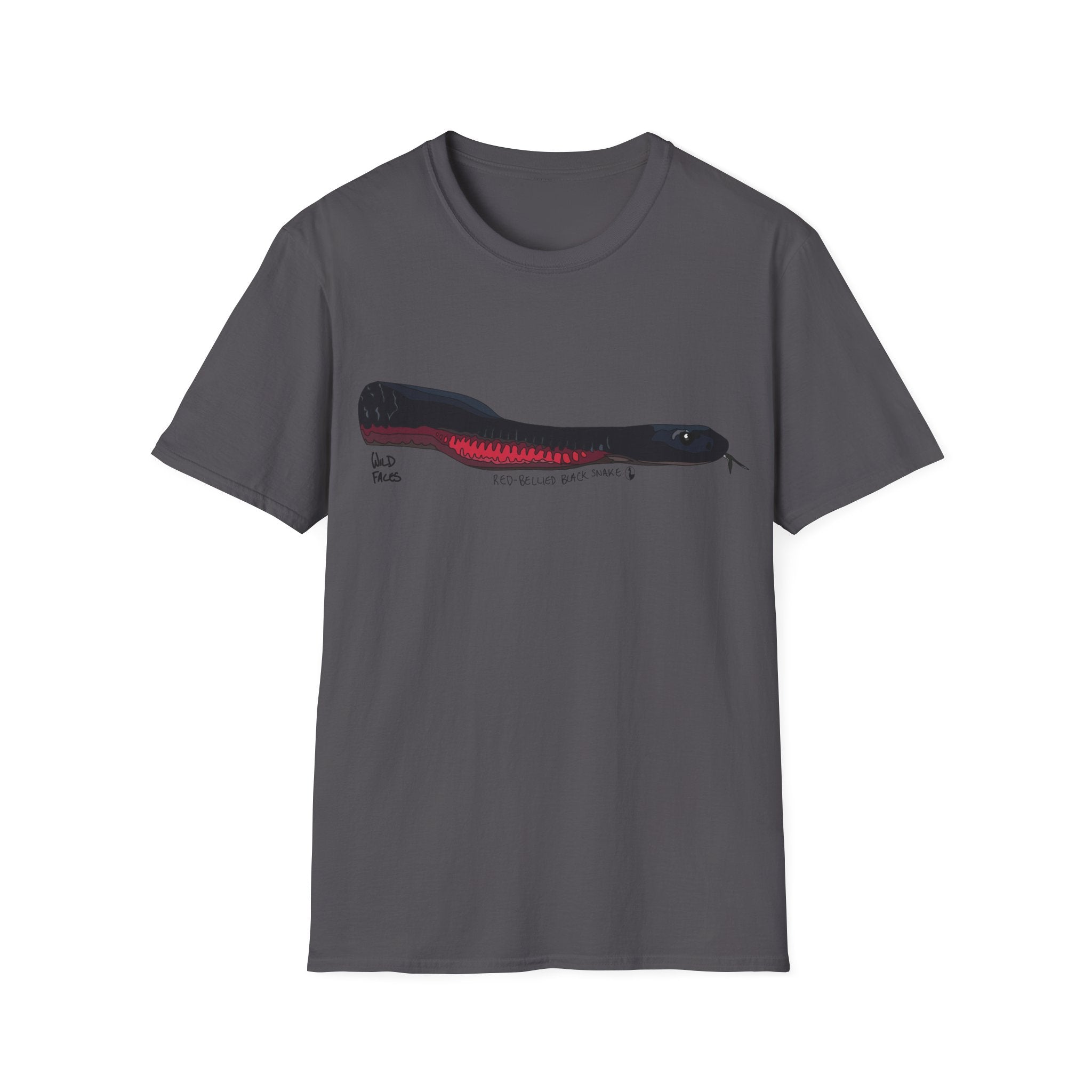 Red-bellied Black Snake - Unisex Softstyle T-Shirt