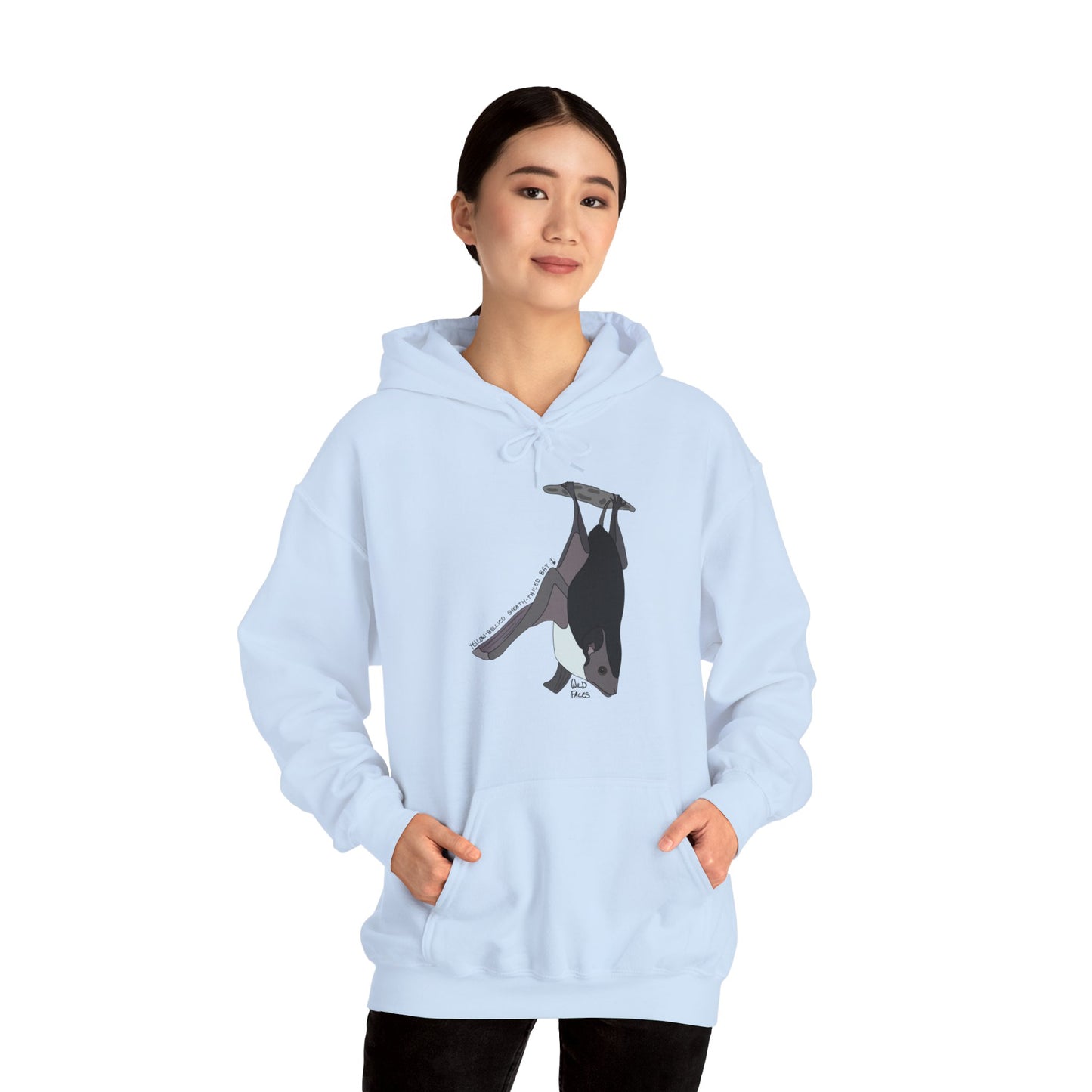 Yellow-bellied Sheath-tailed Bat | Unisex Heavy Blend™ Hooded Sweatshirt