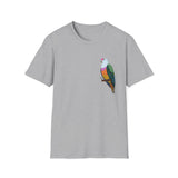 Rose-crowned Fruit Dove - Small design - Unisex Softstyle T-Shirt