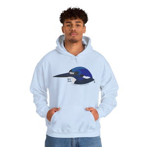 Forest Kingfisher Head | Unisex Heavy Blend™ Hooded Sweatshirt Printify