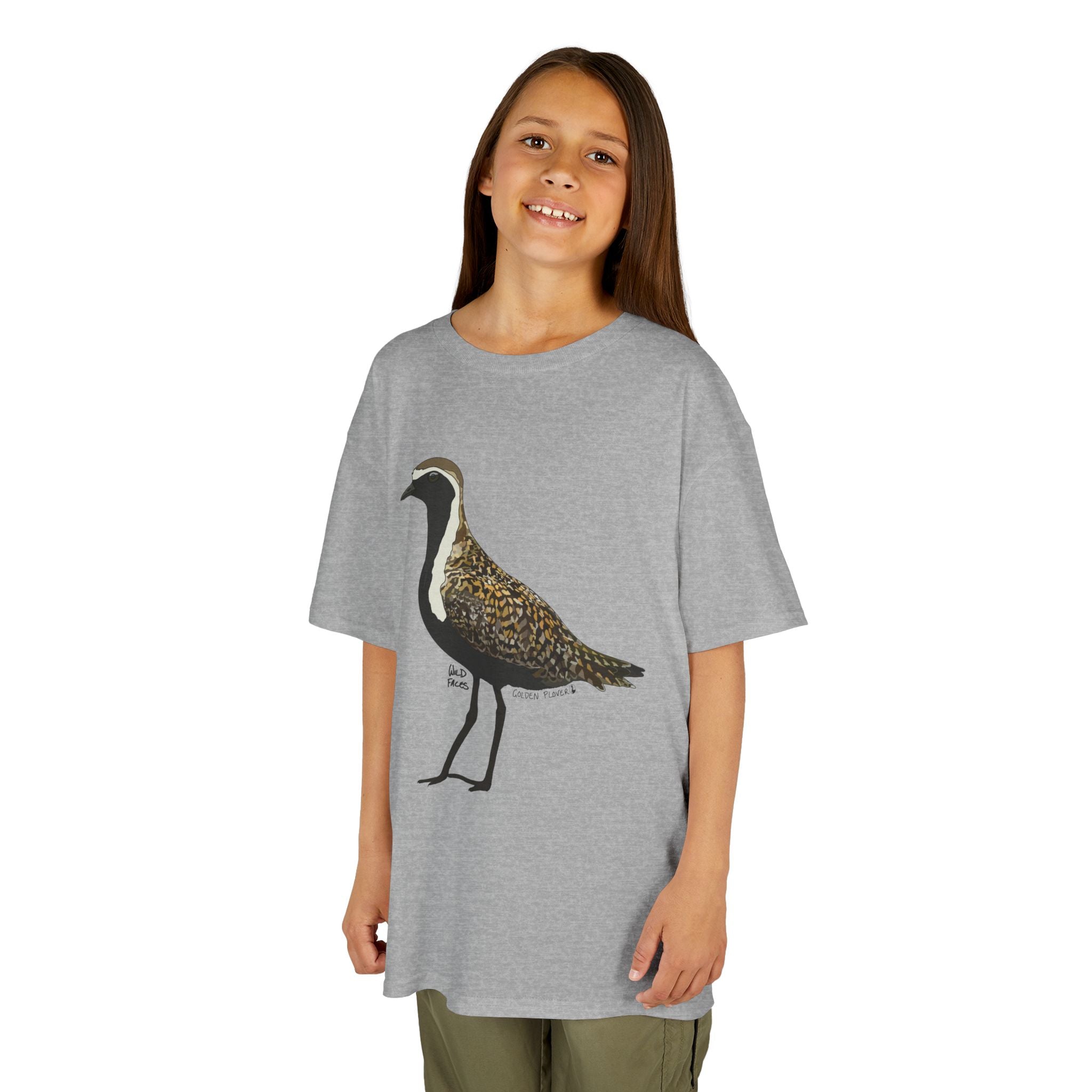 Golden Plover | Kids Heavy Cotton™ Tee Printify