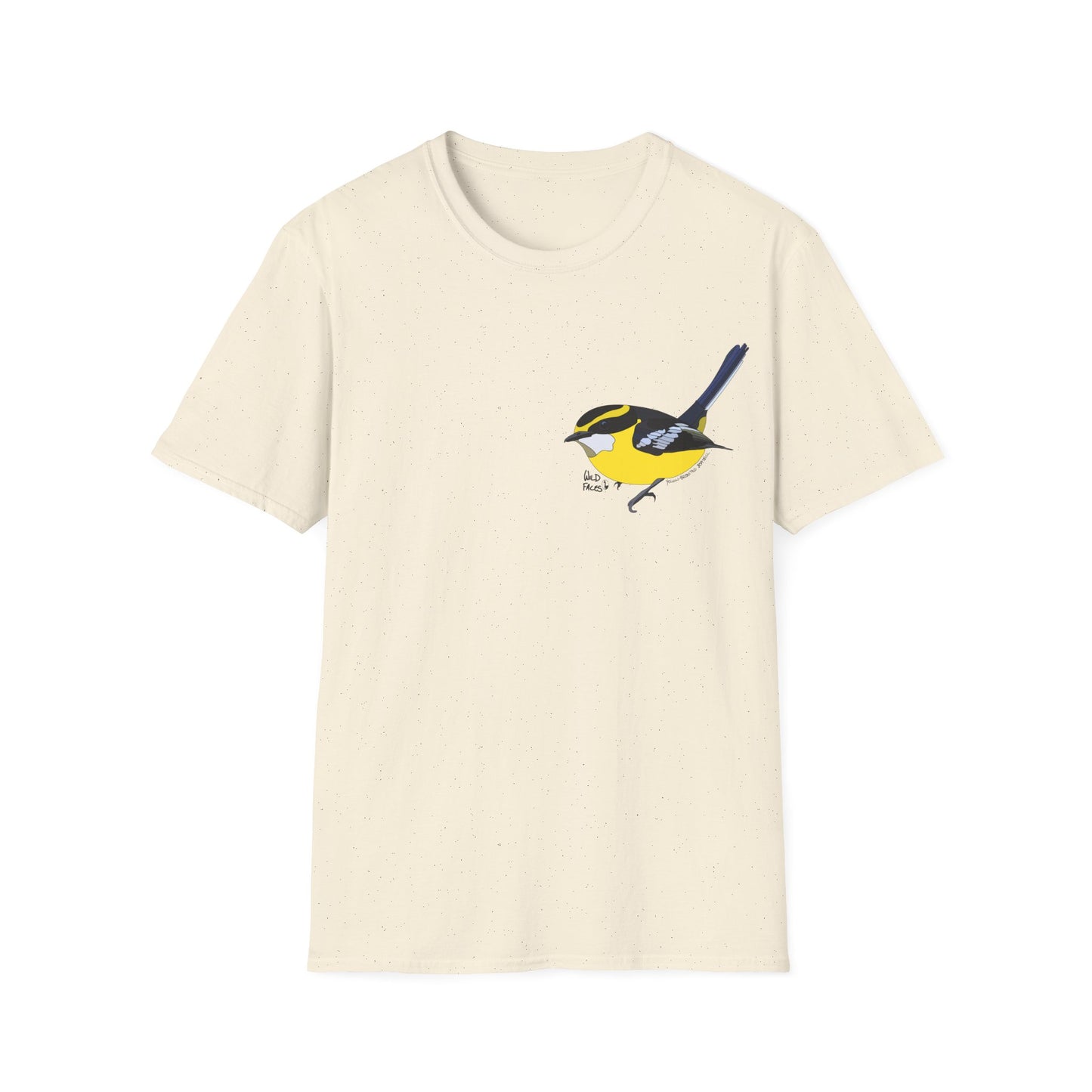 Yellow-breasted Boatbill - Small design - Unisex Softstyle T-Shirt