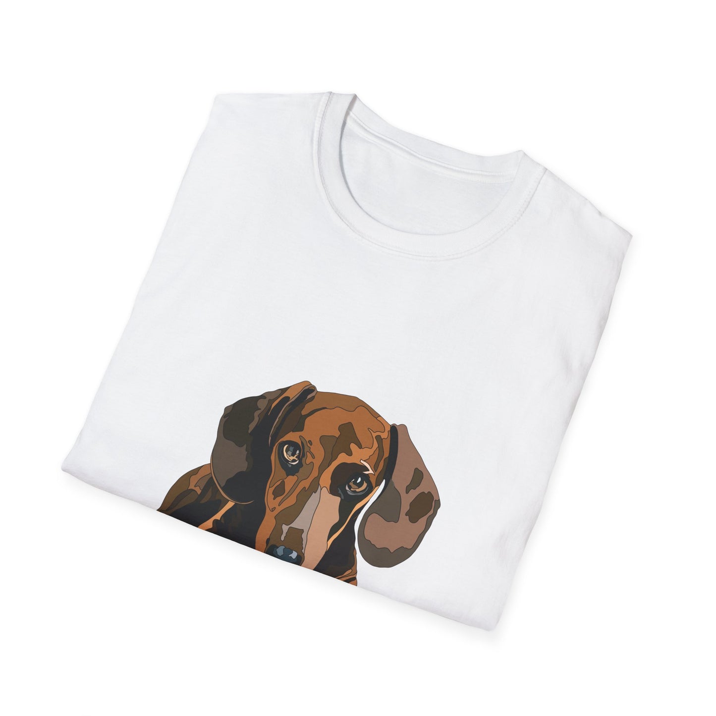 Dachshund (body) - Unisex Softstyle T-Shirt