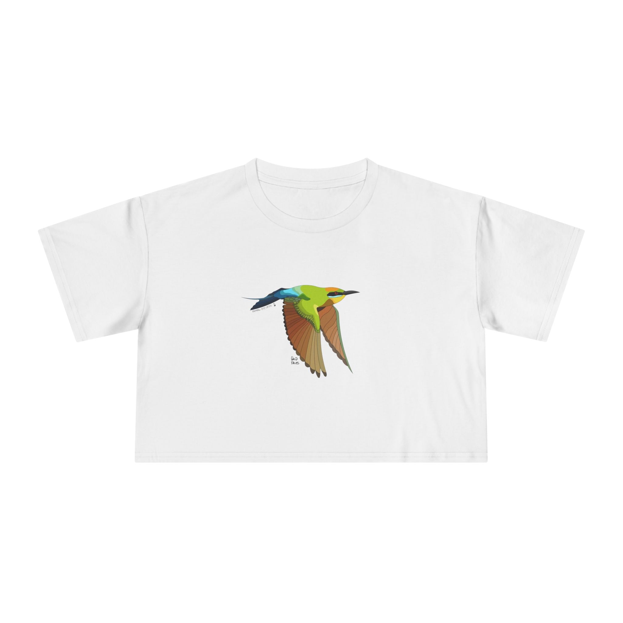 Rainbow Bee-eater (in flight)- Women's Crop Tee
