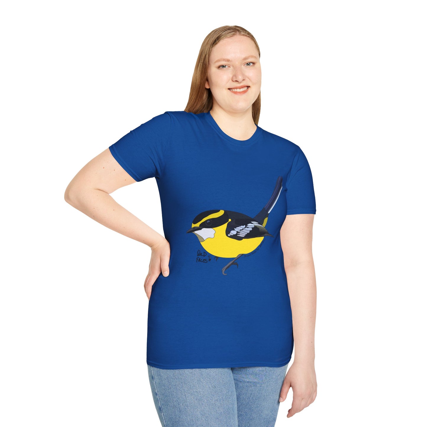 Yellow-breasted Boatbill - Unisex Softstyle T-Shirt