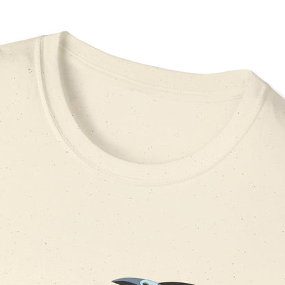 Blue-faced Honeyeater- Small design - Unisex Softstyle T-Shirt