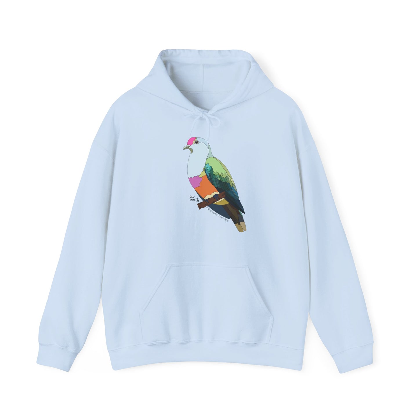 Rose-crowned Fruit Dove | Unisex Heavy Blend™ Hooded Sweatshirt