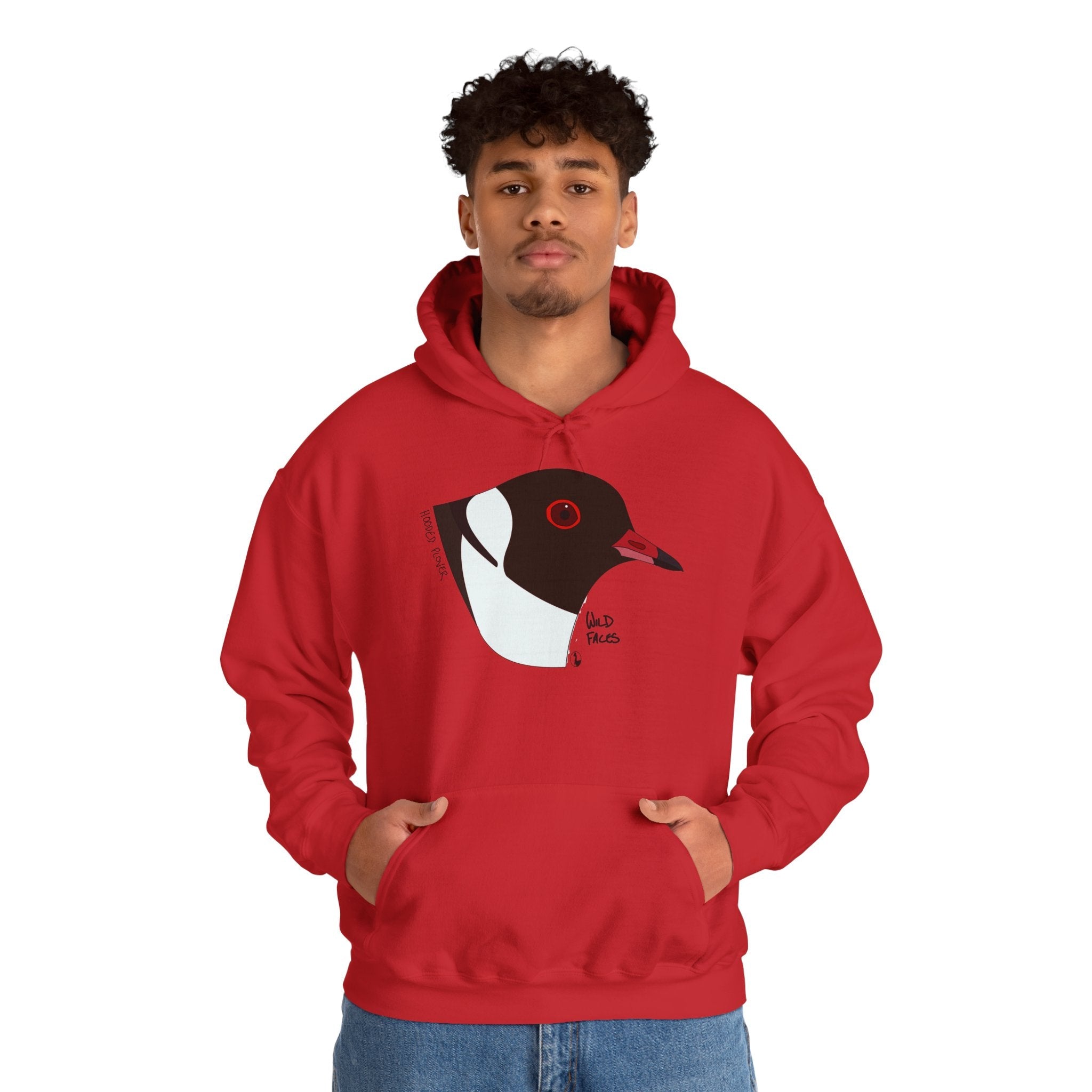 Hooded Plover (head) | Unisex Heavy Blend™ Hooded Sweatshirt Printify