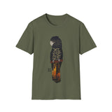 Red-tailed Black Cockatoo - Unisex Softstyle T-Shirt