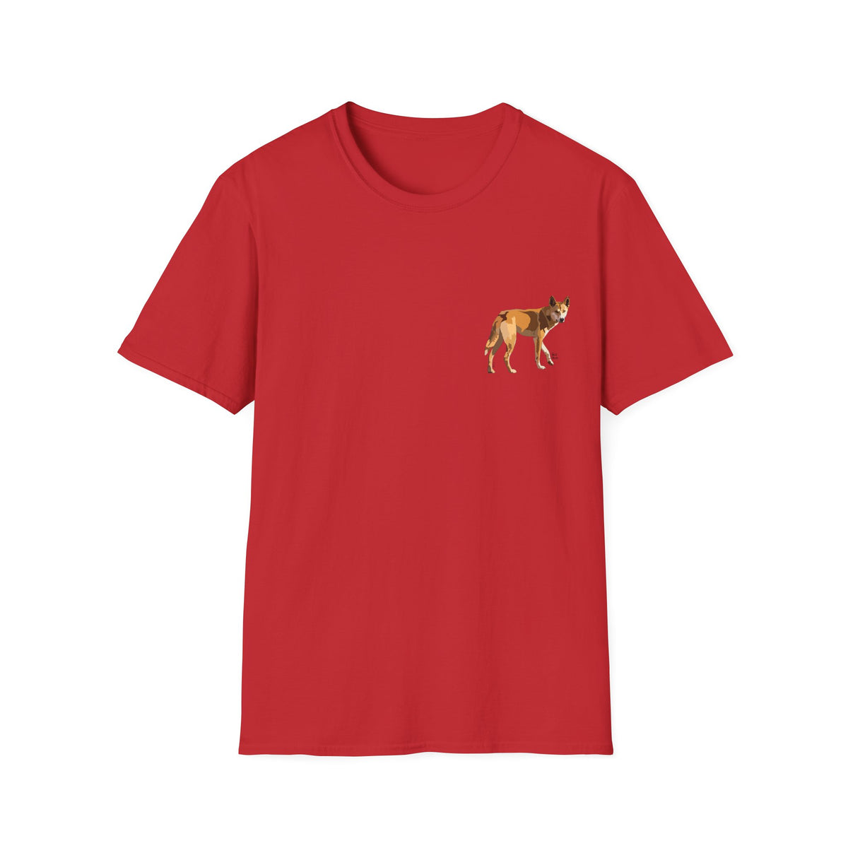 Dingo - Small design - Unisex Softstyle T-Shirt