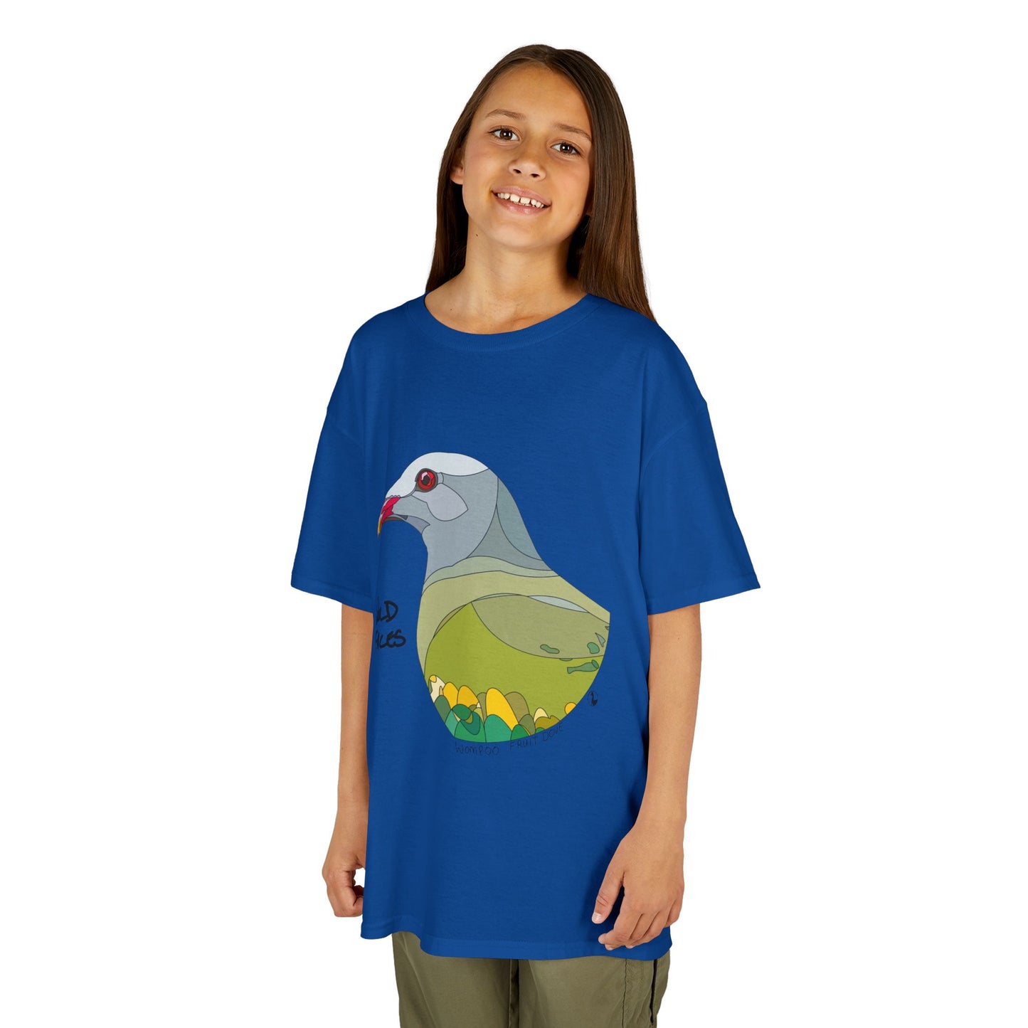 Wompoo Fruit Dove | Kids Heavy Cotton™ Tee