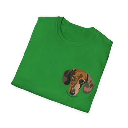 Dachshund (small Keen as mustard) - Unisex Softstyle T-Shirt