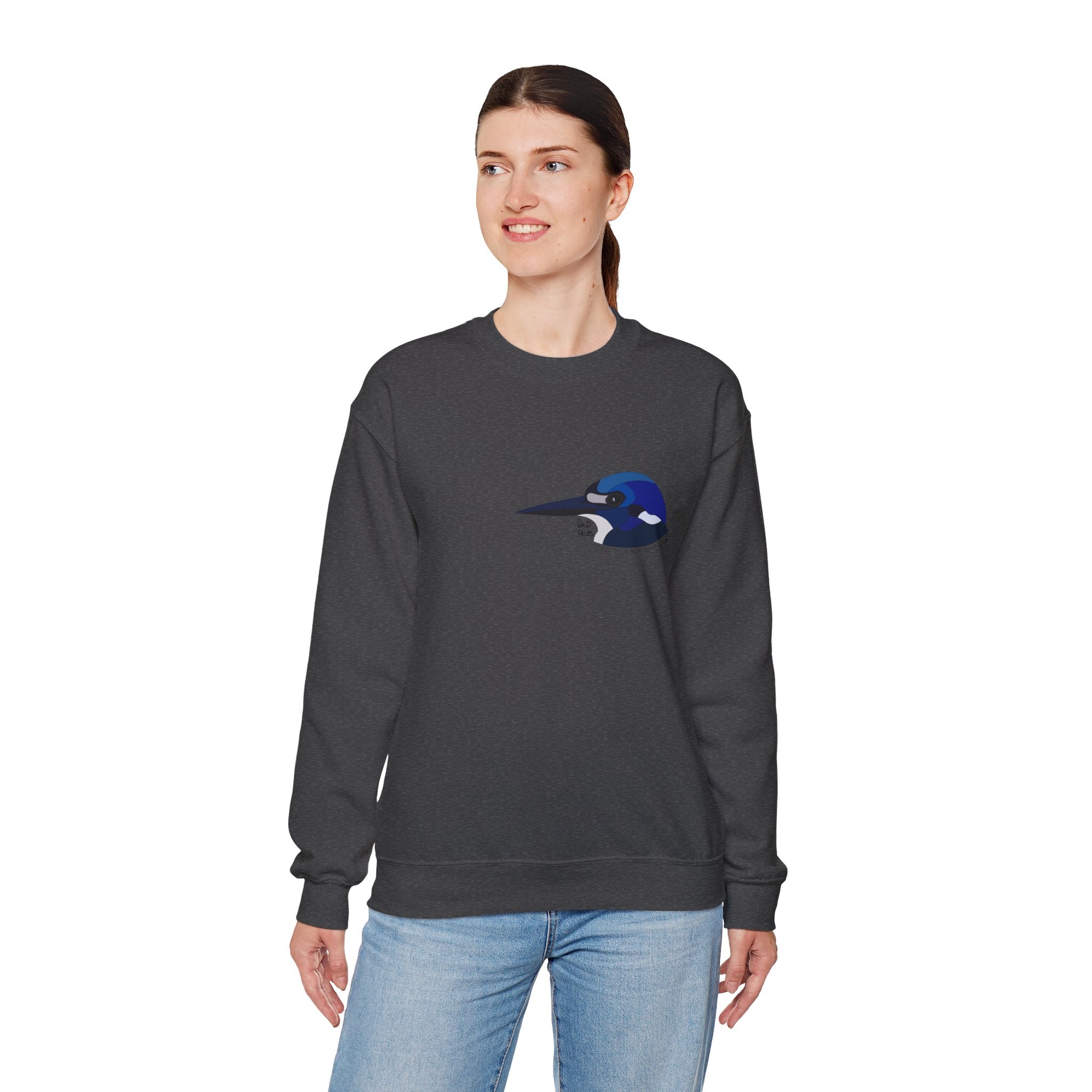 Forest Kingfisher Sweatshirt | Unisex Heavy Blend™ Crewneck Printify