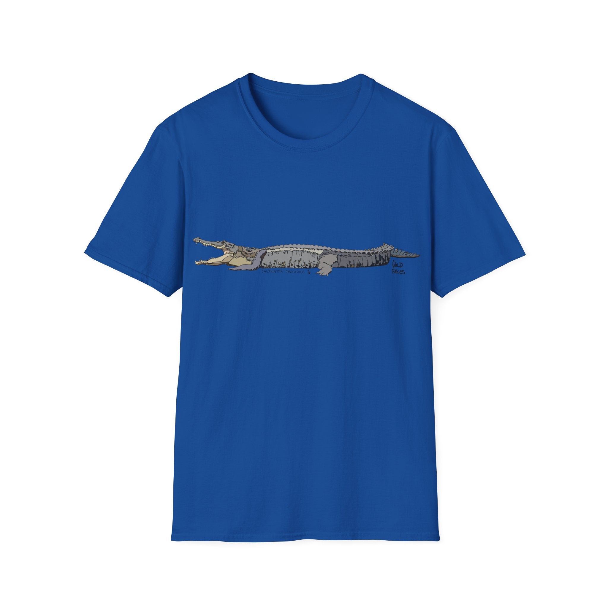 Saltwater Crocodile- Unisex Softstyle T-Shirt Printify