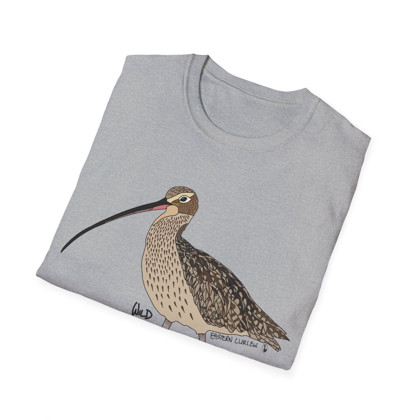 Eastern Curlew- Unisex Softstyle T-Shirt