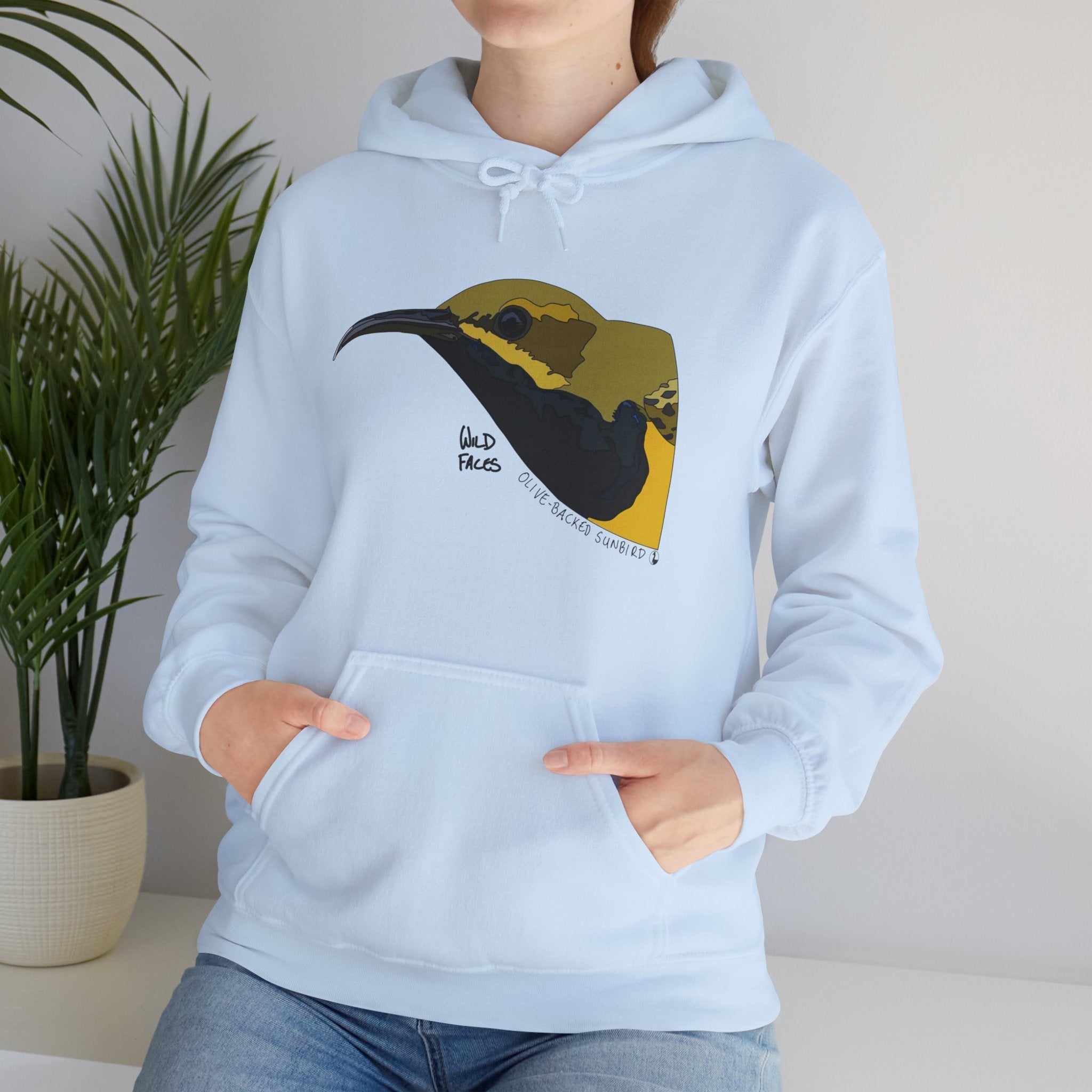 Olive-backed Sunbird | Unisex Heavy Blend™ Hooded Sweatshirt Printify