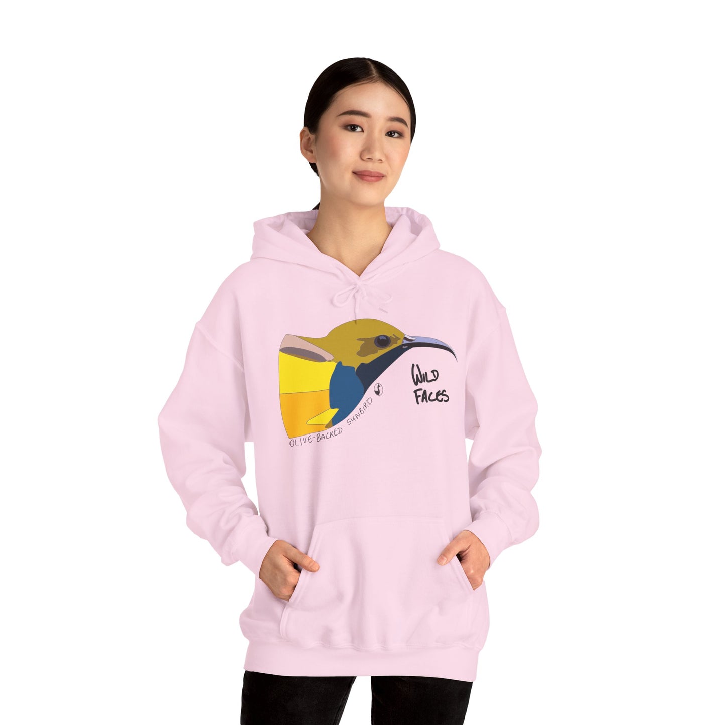 Olive-backed Sunbird | Unisex Heavy Blend™ Hooded Sweatshirt