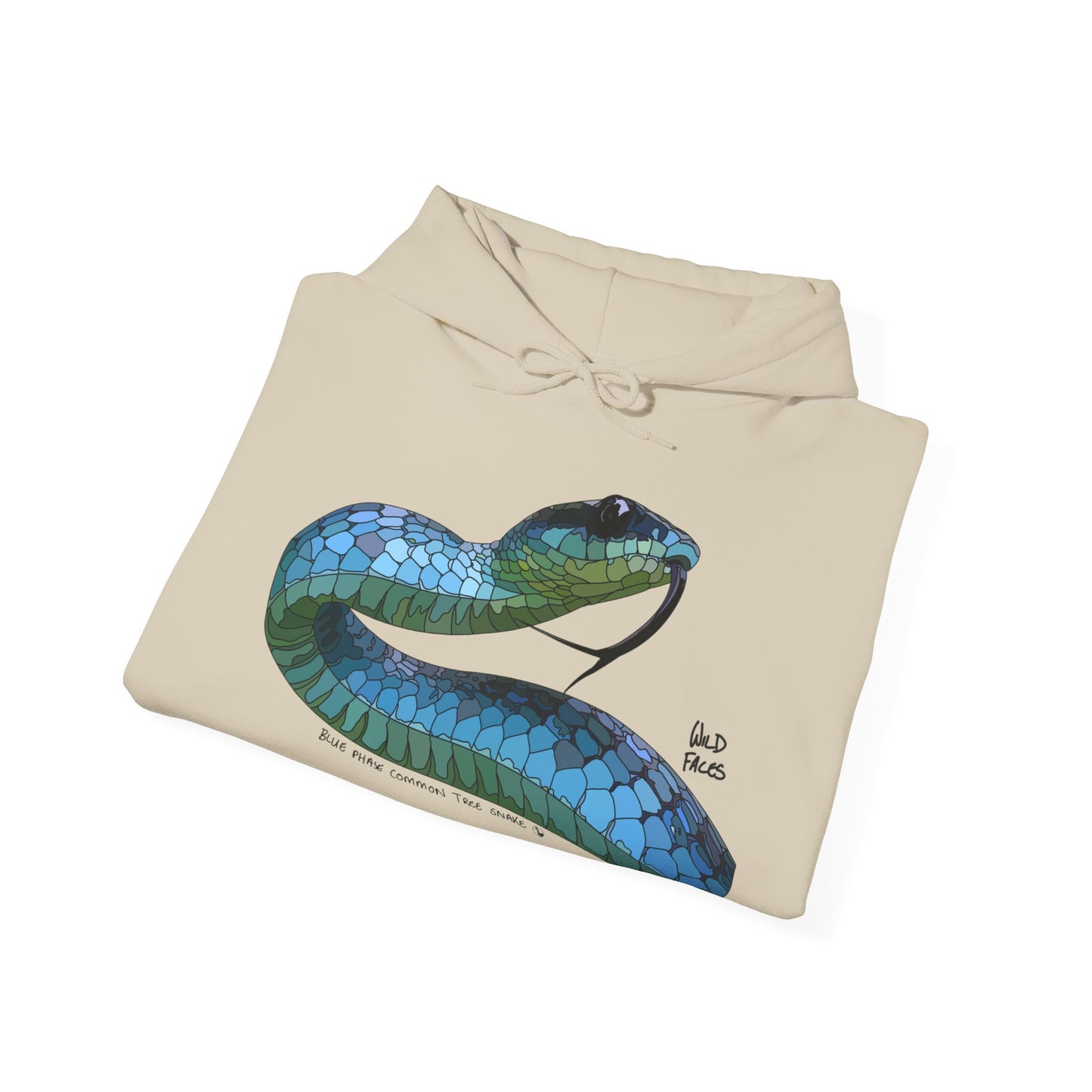 Blue Phase Common Tree-snake | Unisex Heavy Blend™ Hooded Sweatshirt