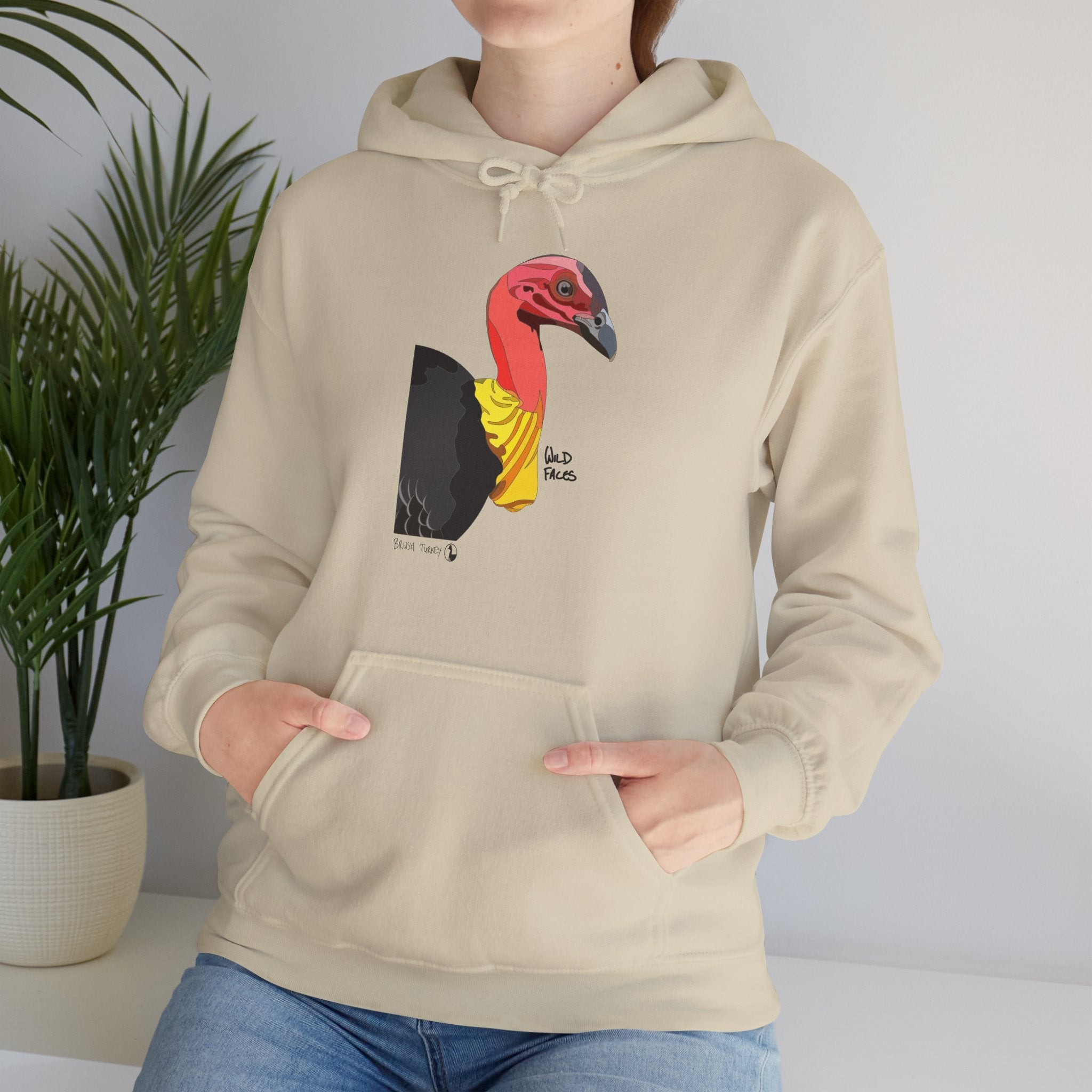 Australian Brush-turkey | Unisex Heavy Blend™ Hooded Sweatshirt Printify