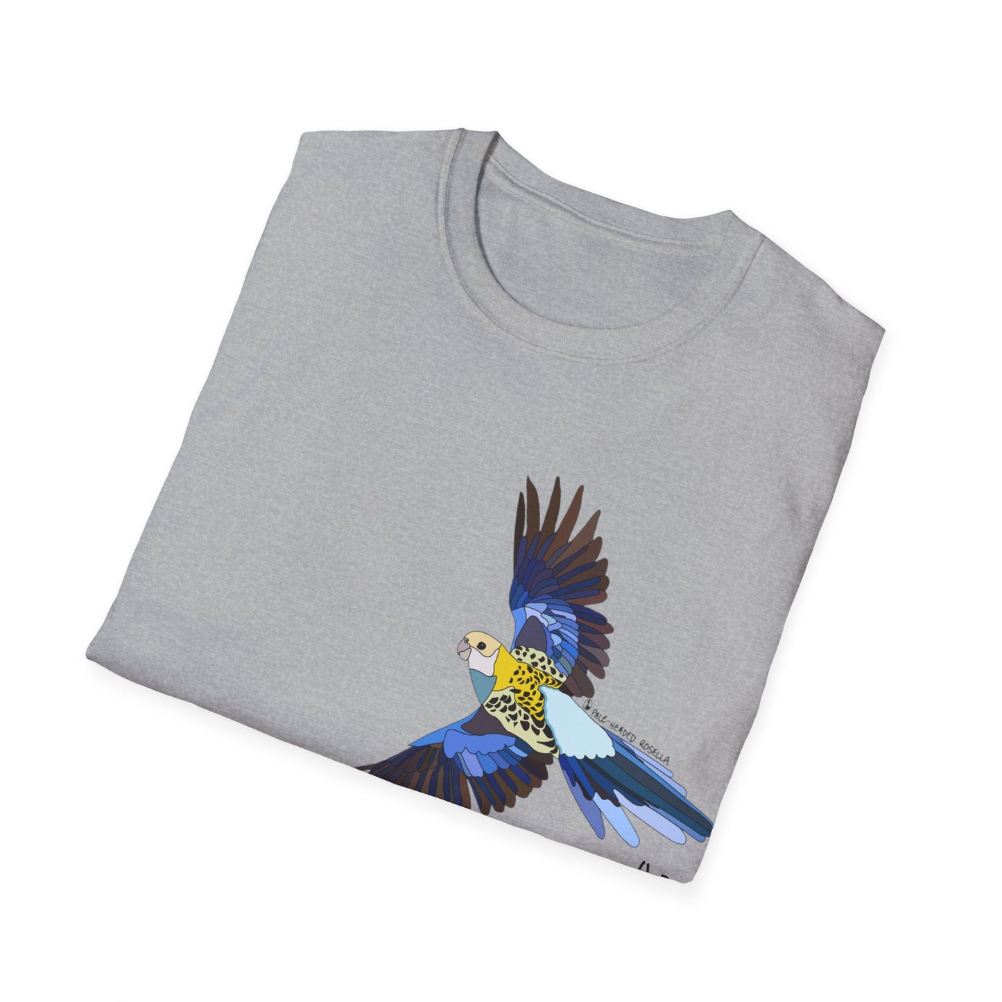 Pale-headed Rosella - Unisex Softstyle T-Shirt