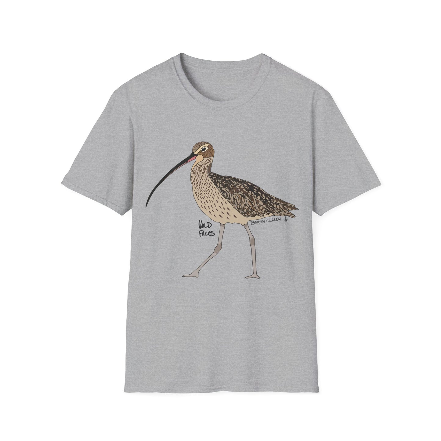 Eastern Curlew- Unisex Softstyle T-Shirt