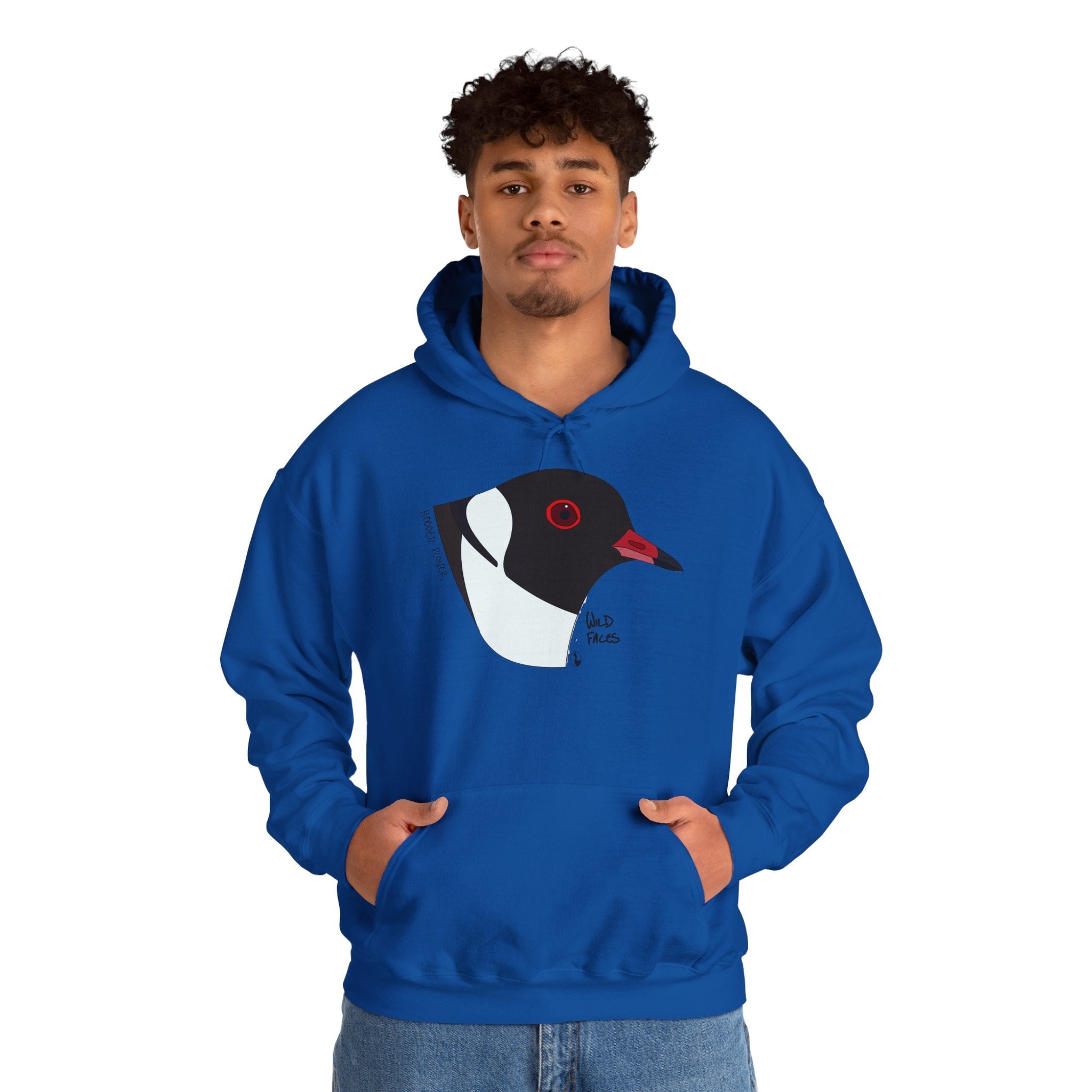 Hooded Plover (head) | Unisex Heavy Blend™ Hooded Sweatshirt Printify