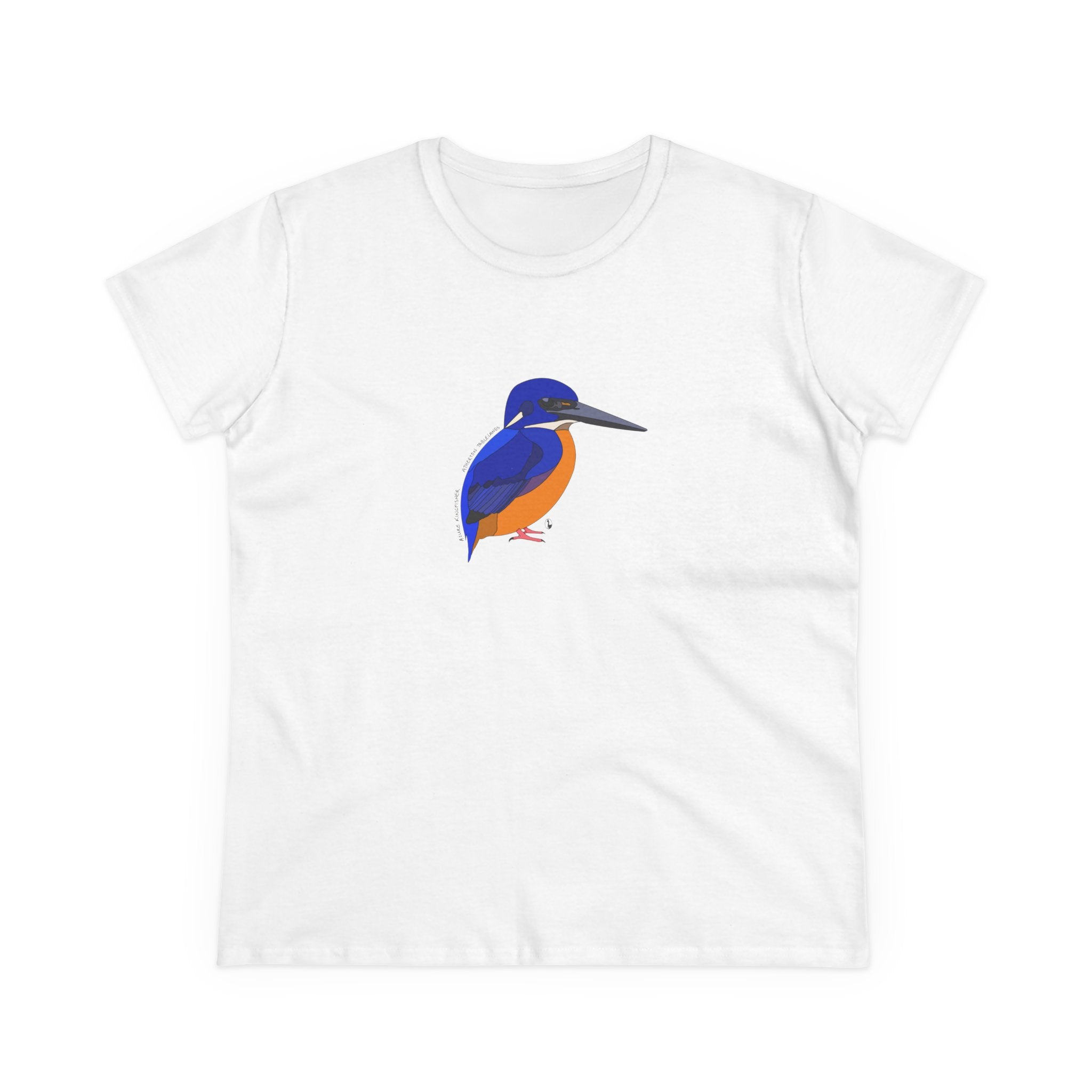 Azure Kingfisher - Women's Midweight Cotton Tee