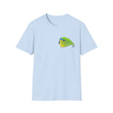 Orange-bellied Parrot - Small design- Unisex Softstyle T-Shirt Printify