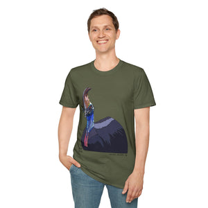 Southern Cassowary - Unisex Softstyle T-Shirt Printify