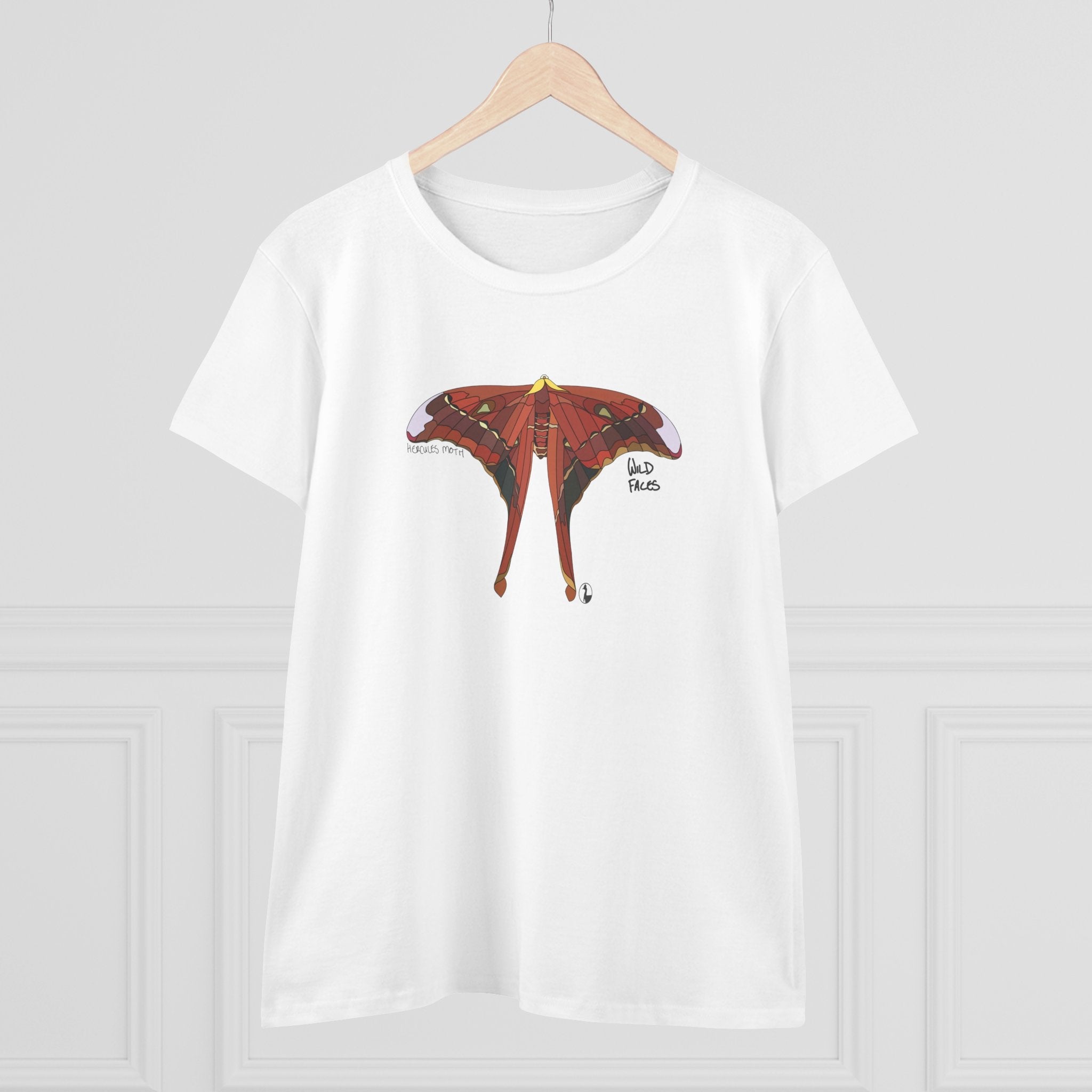 Hercules Moth - Women's Midweight Cotton Tee Printify