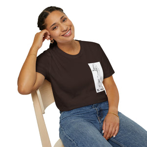 Southern Cassowary (sketch) - Unisex Softstyle T-Shirt Printify