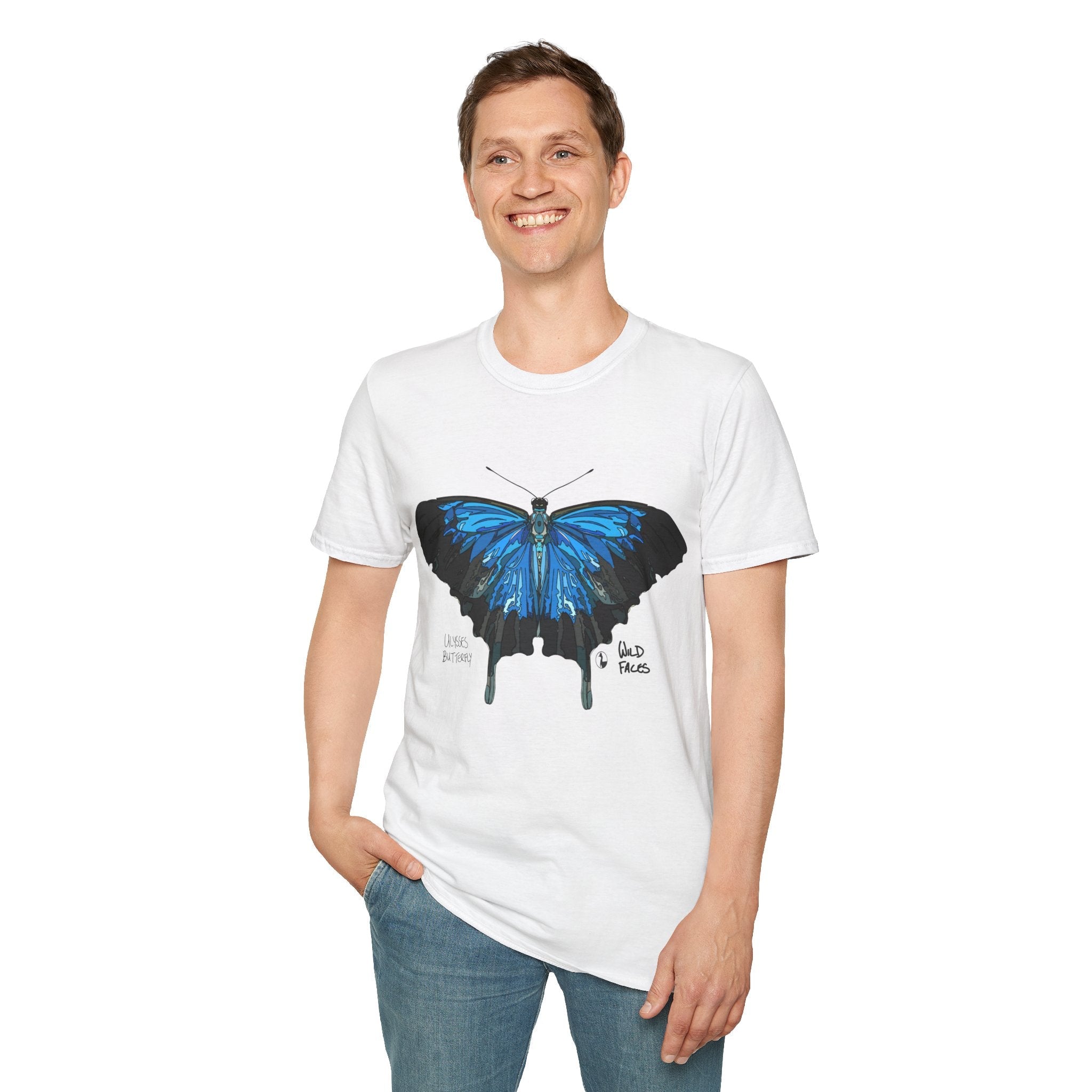 Ulysses Butterfly - Unisex Softstyle T-Shirt Printify