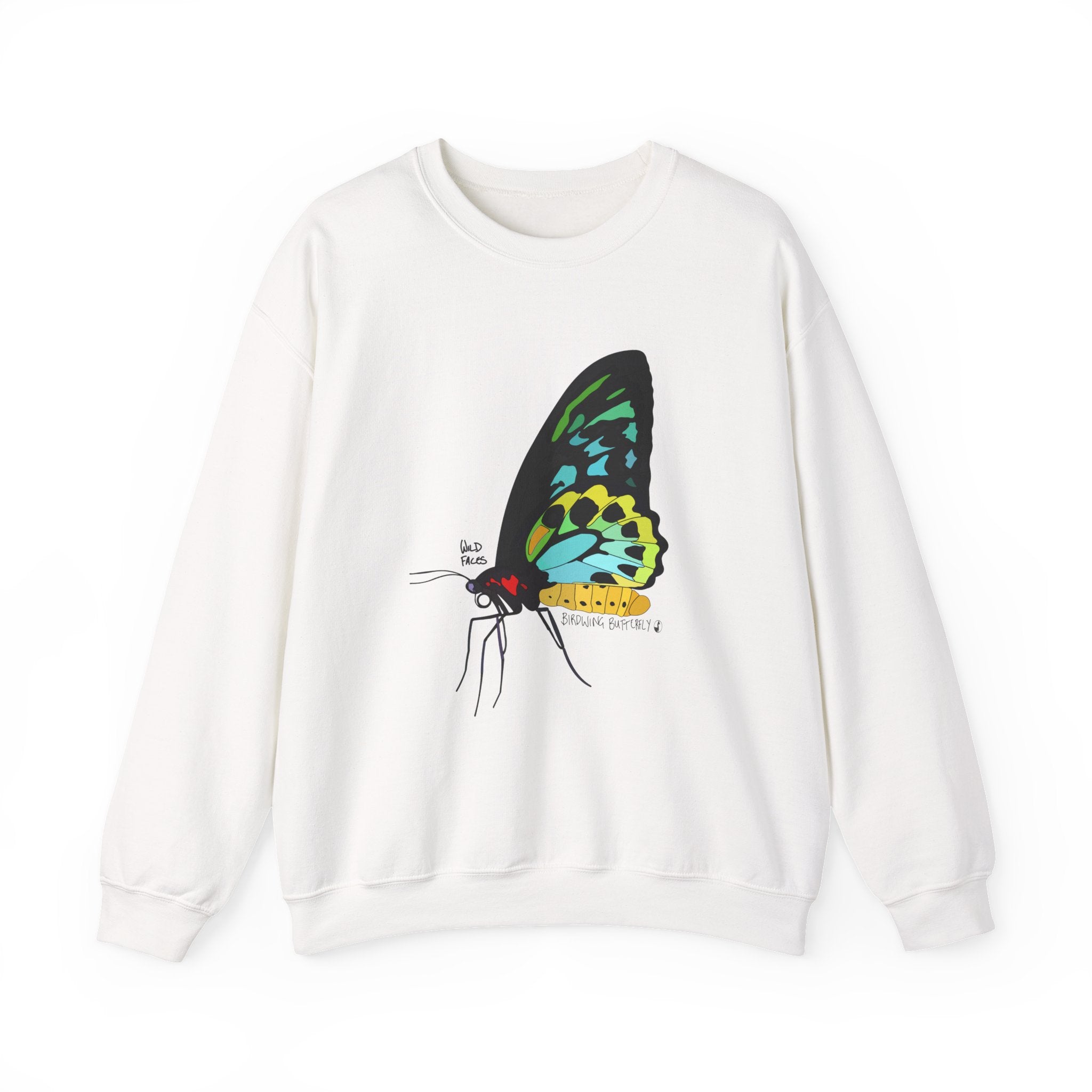 Birdwing Butterfly Sweatshirt | Unisex Heavy Blend™ Crewneck