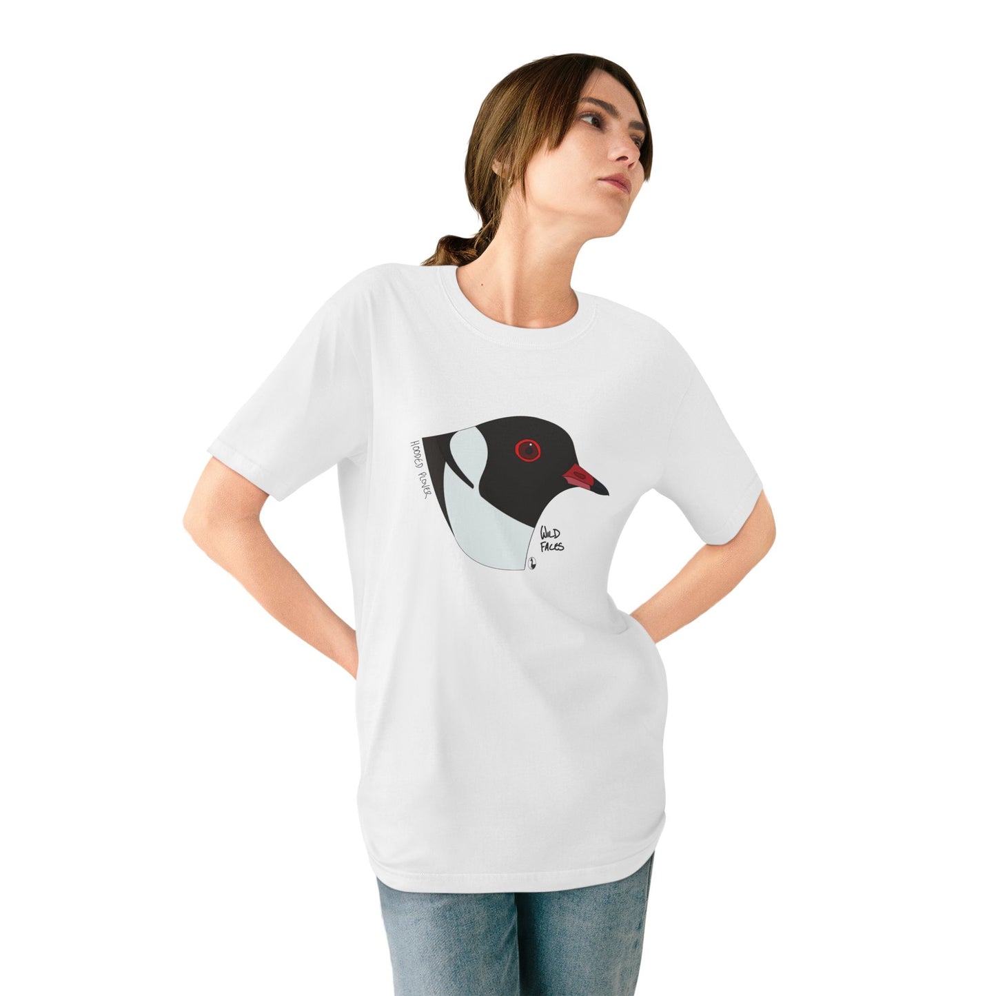 Hooded Plover (head) | Organic Staple T-shirt