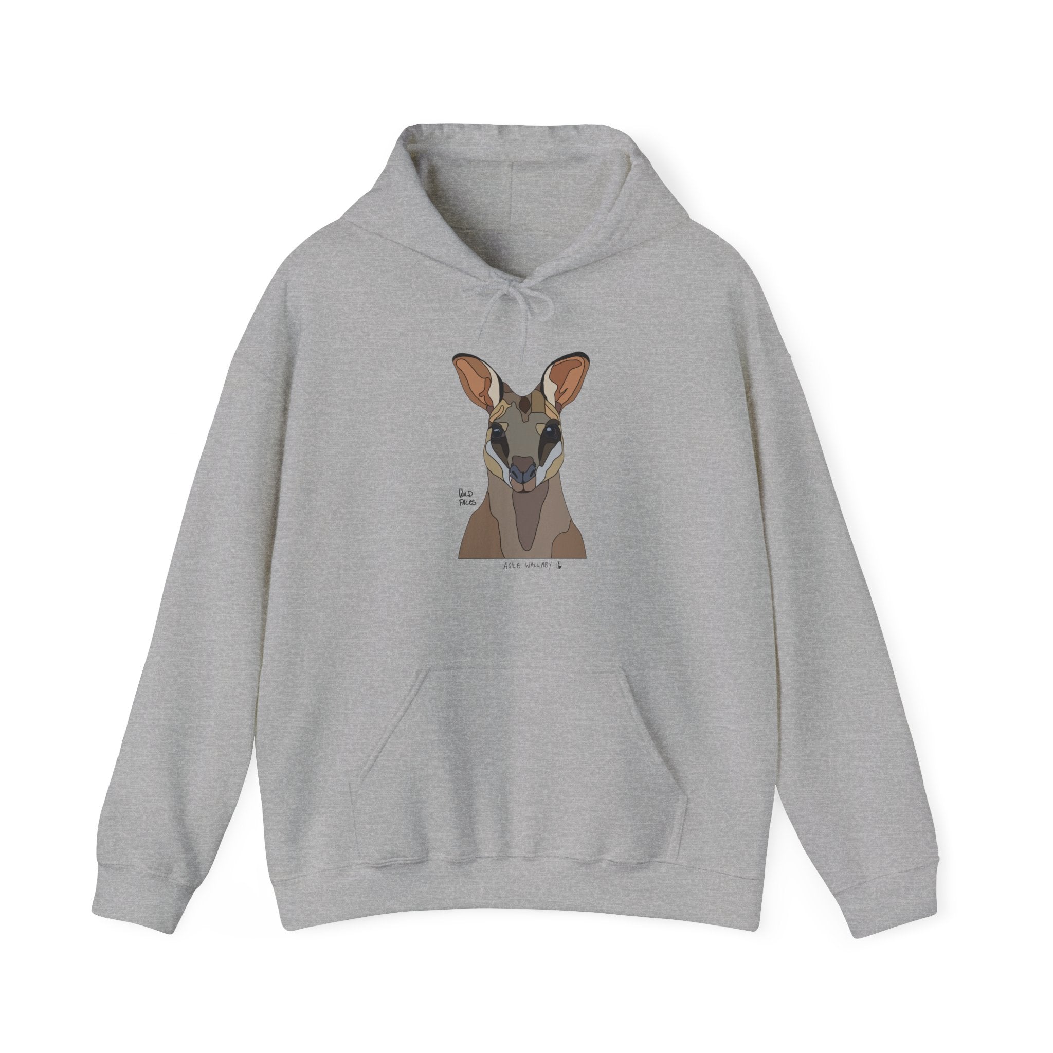 Agile Wallaby | Unisex Heavy Blend™ Hooded Sweatshirt Printify