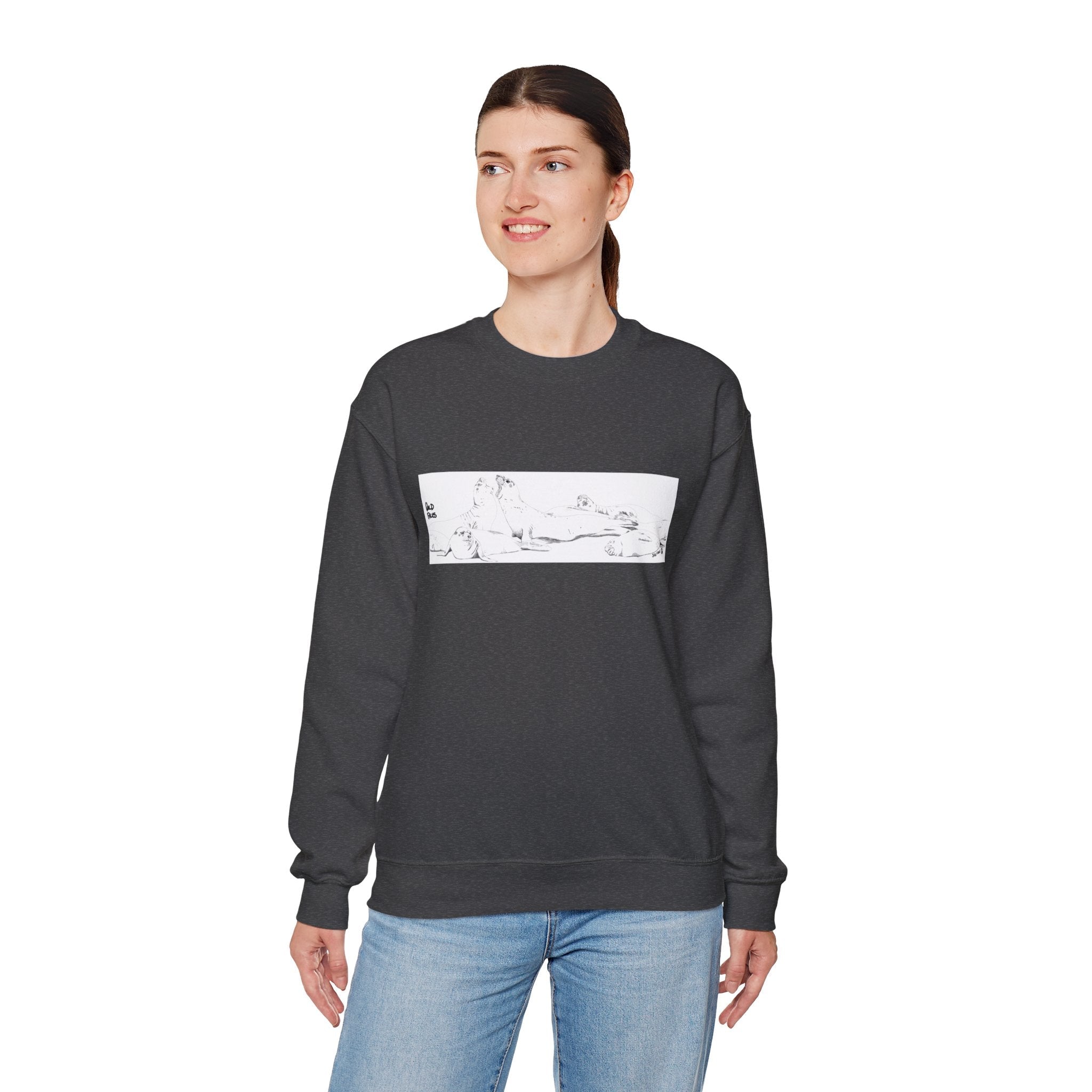 Sealion Sweatshirt | Unisex Heavy Blend™ Crewneck Printify