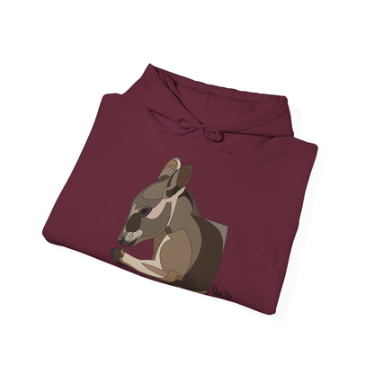 Mareeba Rock-wallaby | Unisex Heavy Blend™ Hooded Sweatshirt