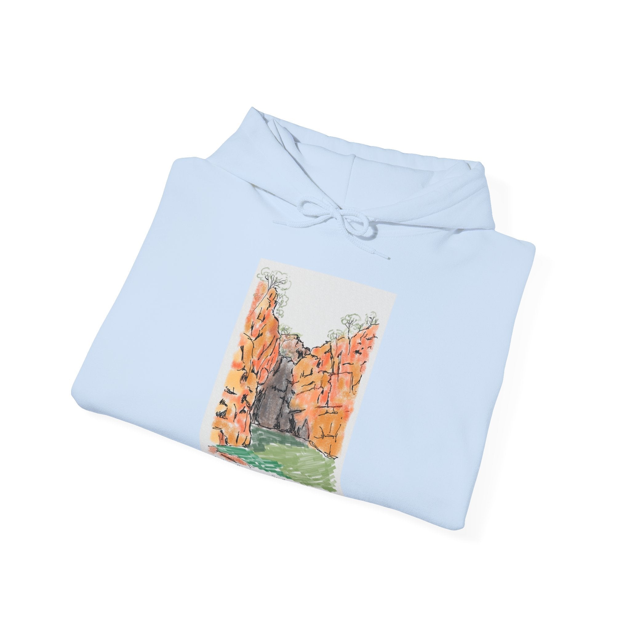 Southern Rockhole, Nitmiluk | Unisex Heavy Blend™ Hooded Sweatshirt Printify