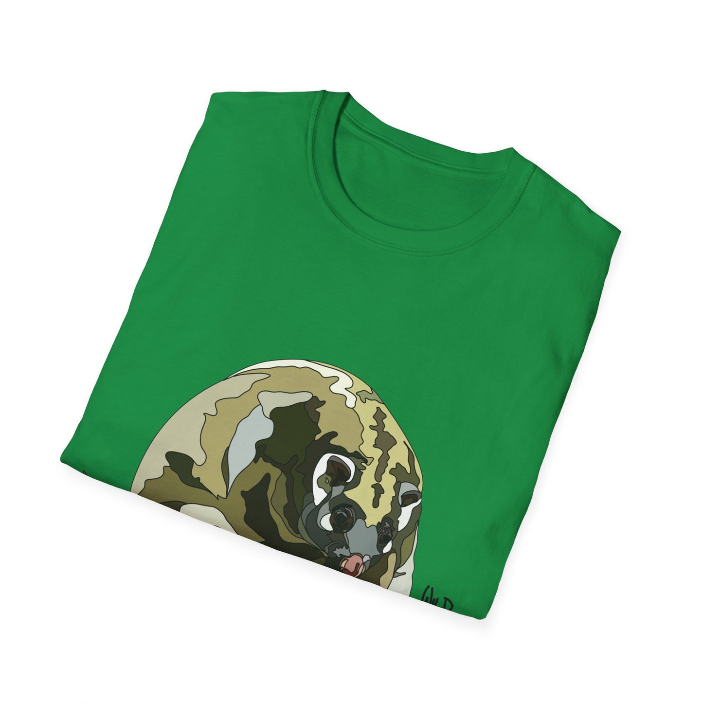 Green Ringtail Possum - Unisex Softstyle T-Shirt