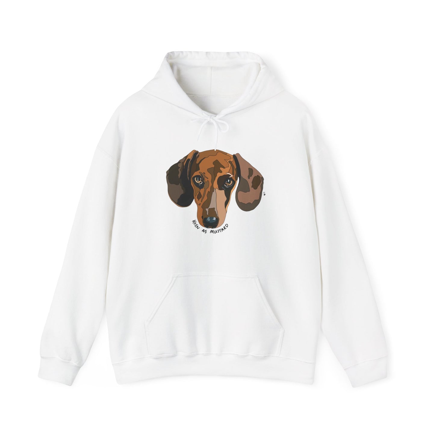 Dachshund (Keen as mustard) | Unisex Heavy Blend™ Hooded Sweatshirt