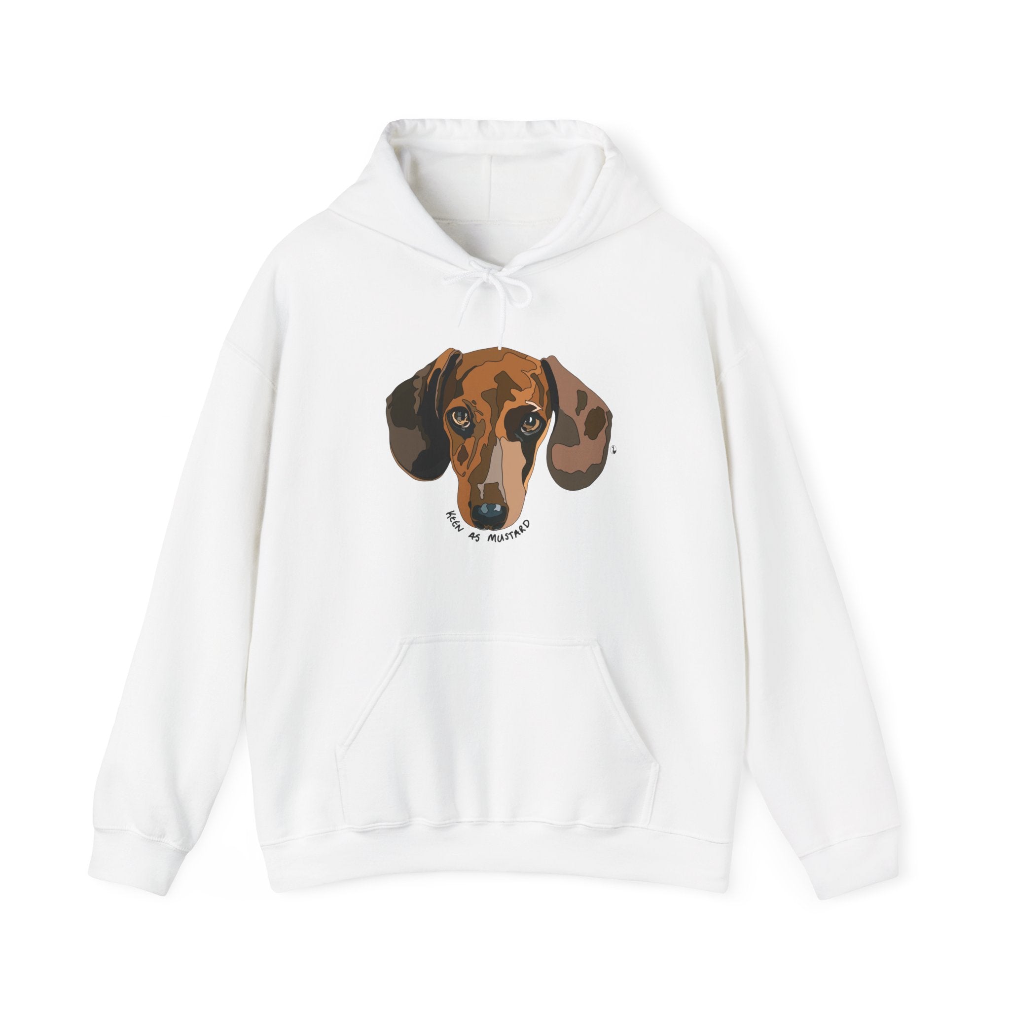 Dachshund (Keen as mustard) | Unisex Heavy Blend™ Hooded Sweatshirt