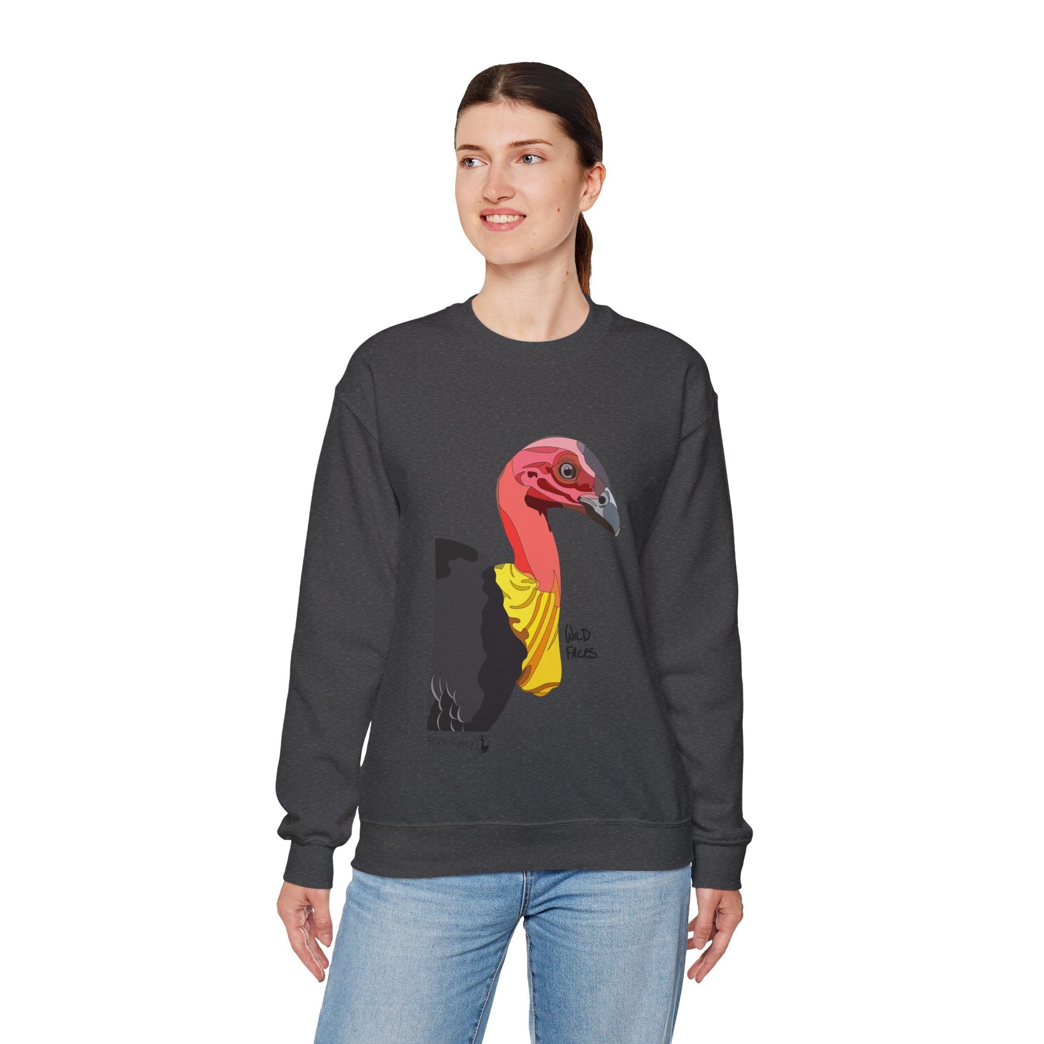 Australian Brush-turkey Sweatshirt | Unisex Heavy Blend™ Crewneck Printify