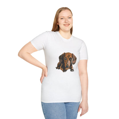 Dachshund (body) - Unisex Softstyle T-Shirt