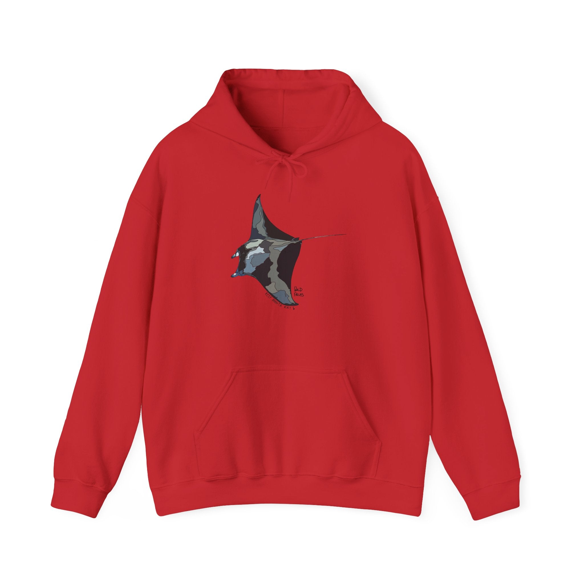 Reef Manta Ray | Unisex Heavy Blend™ Hooded Sweatshirt Printify
