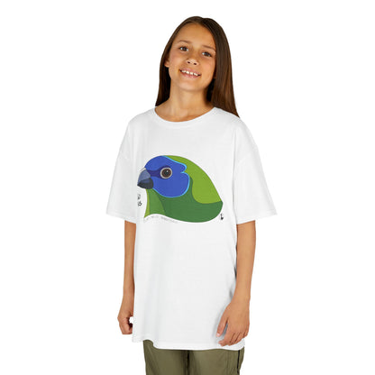 Blue-faced Parrotfinch | Kids Heavy Cotton™ Tee