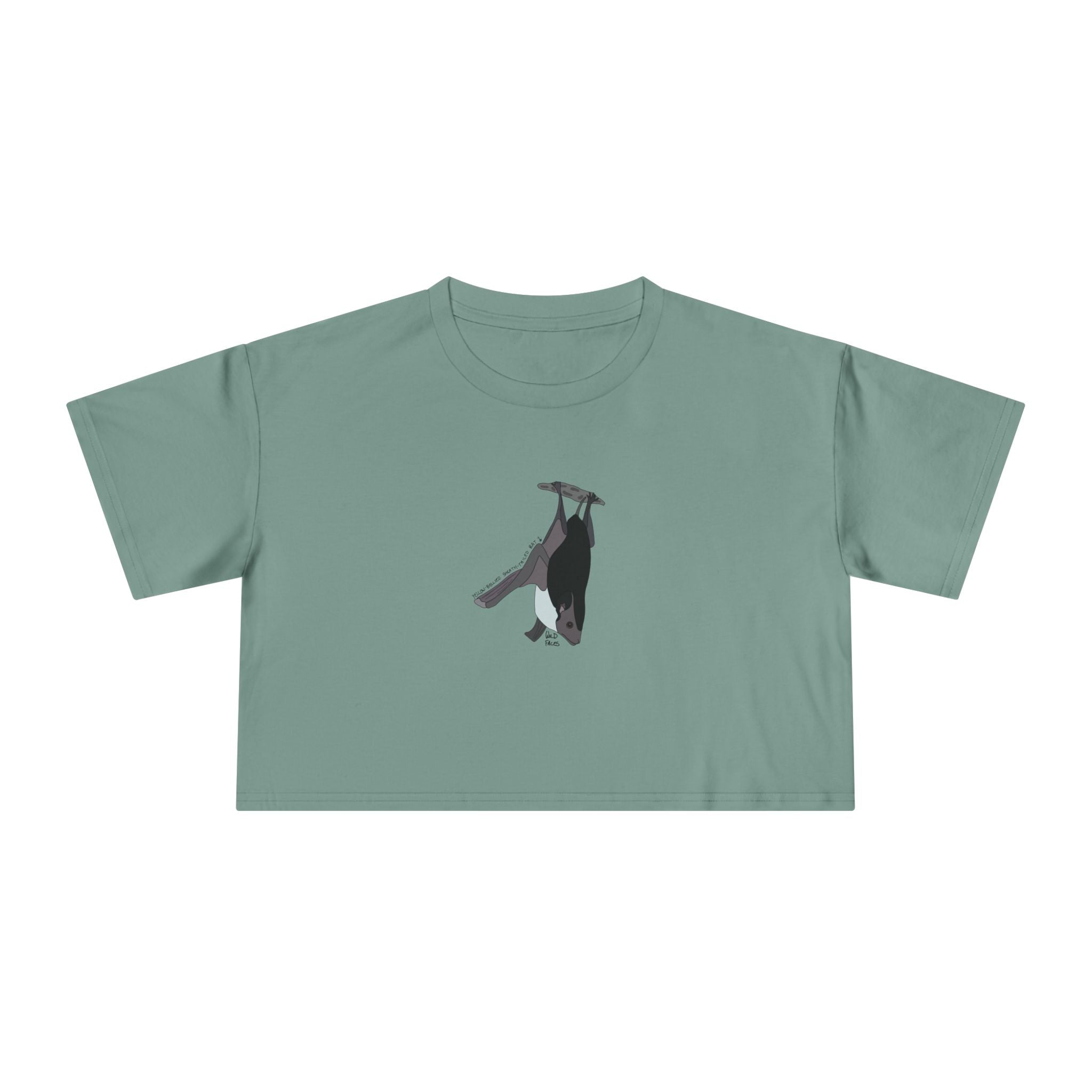 Yellow-bellied Sheath-tailed Bat - Women's Crop Tee